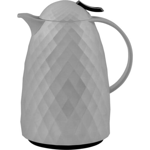 1 LT Gray Prism Push Lid Vacuum Flask
