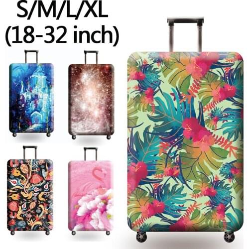Luggage protective cover trolley case cover travel dust-proof elastic cover bag 18-32 inch thick wear-resistant durable durable