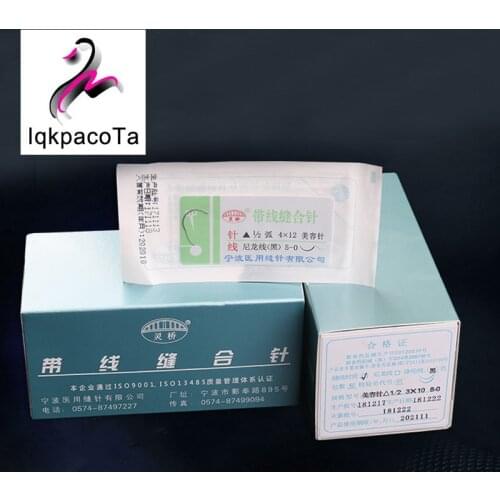 Suture needle nylon wire Cosmetic and plastic surgery instruments and tools 10PC/LOT