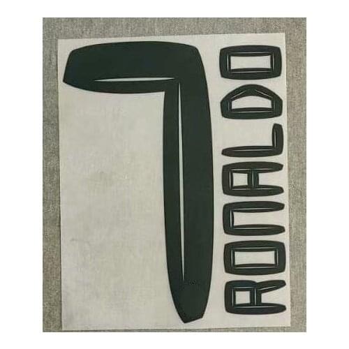 10111 #7 RONALDO Printing Customize Any Name Number Soccer Patch Badge