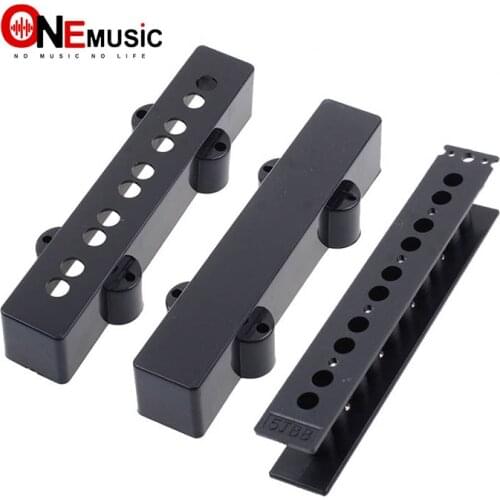 20PCS Pickup Cover/Bobbin for 5 String Bass 100.5/104MM Pickup Covers for 5 String Electric Bass 5JB Bass Pickup Covers Black