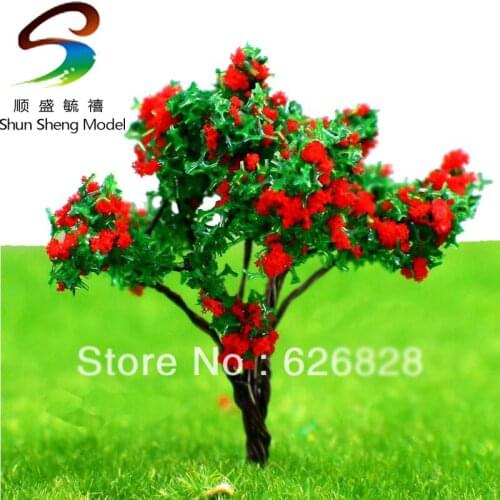 20pc scale model tree model material wire blooms blooms 6cm