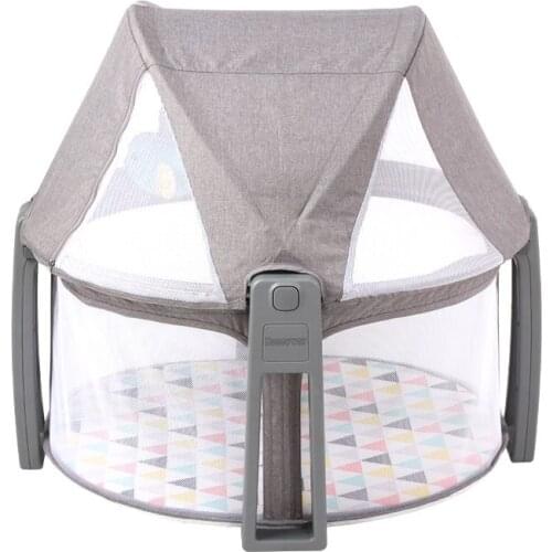 2020 portable baby multi-function folding bed bed mosquito net bed newborn play bed