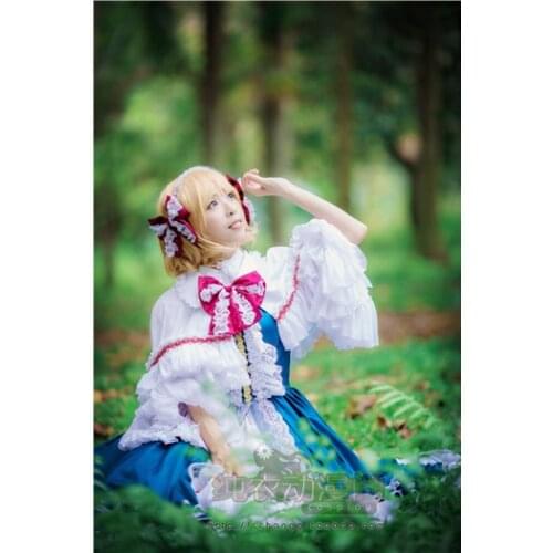 Anime TouHou Project Alice Puppet Lolita Dress Uniform Cosplay Costume Any Size Women Halloween Carnival Free Shipping New 2020
