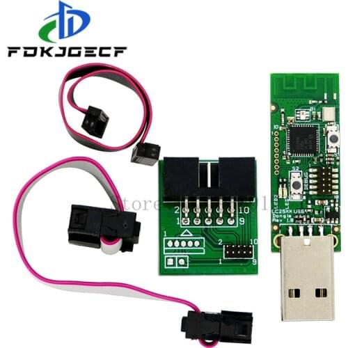 CC2531 CC2540 Bluetooth BLE 4.0 Zigbee Sniffer Wireless Board Dongle Capture Module USB Programmer Downloader Cable Connector