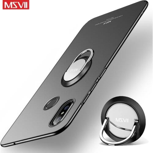 Mi Mix 3 Case Msvii Finger Ring Cover For Xiaomi Mi Mix3 Mix2 S Case Metal Ring Holder Cover For Xiaomi Mix 3 2 2S Phone Cases