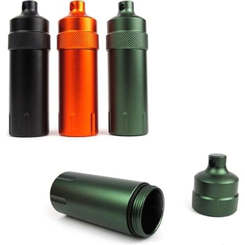 Waterproof Pill Case Box Pill Container for Outdoor Hiking Emergency Gear Travel Kits edc Tool Piil Box Multi-purpose Bottle