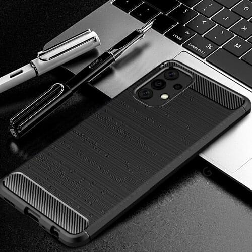 For Samsung A72 A32 A 52 A12 A42 A22 A82 Case Carbon Fiber Cover Shockproof Phone Case For Galaxy A 72 32 A52 A22 A82 Cover Capa