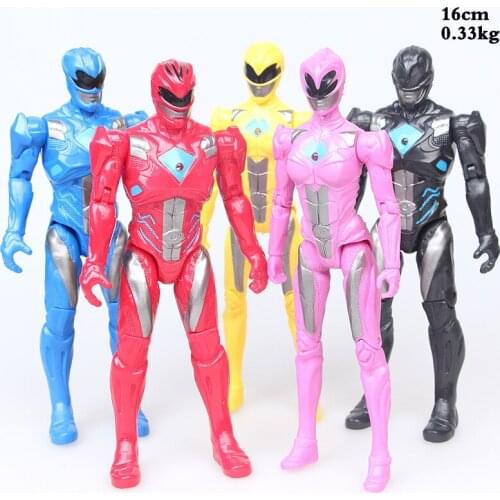 Dinosaur Team 5 2nd Generation Machine With Lights Five Animals Hand Joint Movable Dolls