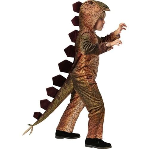 Dinosaurs Stegosaurus Costumes for Kids Halloween Cosplay Costume Boys Girls Party Role Play Dress Make Up Jumpsuit Show Outfit