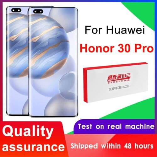 Original Tested 6.57'' Display Replacement For Huawei Honor 30 Pro LCD Touch Screen Digitizer Assembly For Honor 30 Pro EBG-AN0