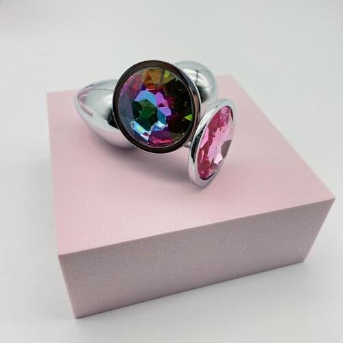 Erotic Metal Anal Plug Sex Products Crystal Women Jewelry Dilator Anus Prostate Massager Dildo Sexy Toys Tail Games For Adults