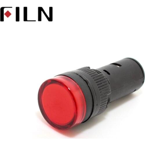 AD22-16DS 16mm 12v 24v 110v 220v signal LED power indicator light plastic Signal lamp Pilot lamp