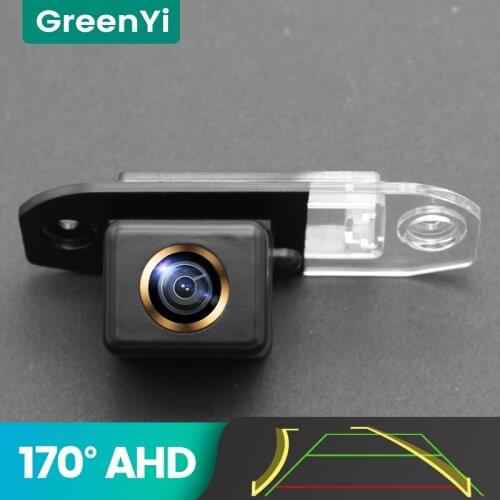 GreenYi 170° AHD 720P Trajectory Car Rear View Camera For VOLVO S80 S40 S60 V60 XC90 XC60 Reverse Reversing Vehicle Parking