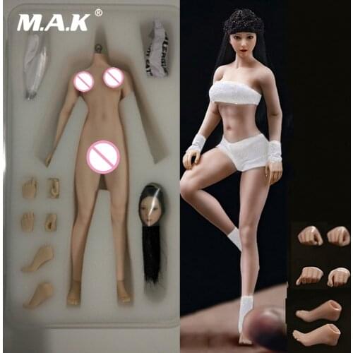 Collectible SEXY TBLeague PHMB2018-T01 14.8cm 1/12 Super-Flexible Female Suntan/pale Skin Seamless Body with Head Clothes Model