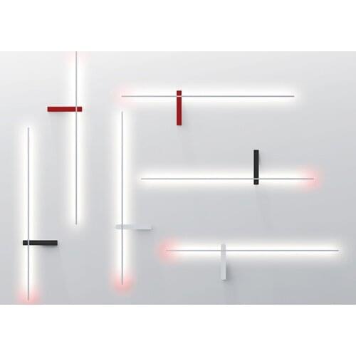 Nordic Designer Minimalist line wall light sconces bedroom art metal living room bathroom lights Vanity lighting fixtures new