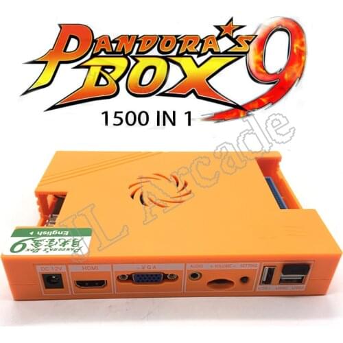 Original Pandora Box 9 Home Edition 1500 in 1 Games board Family Version for Joystick Arcade Machine Cabinet with jamma wiring