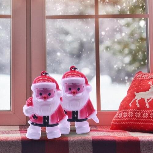 Christmas Santa Claus Pendant Doll brinquedo menino delfines projetor infantil peluches con luz glowing toys for kids led pillow