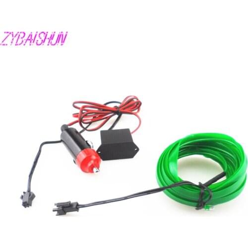 Styling car 3 m 6 colors lining EL cold light neon car decoration for Jaguar Land Rover Range Rover/Evoque/Freelander/Discovery