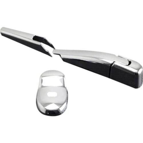 Car Styling Rear Glass Wiper Back Nozzle Cover Frame Trim Tail Window Trim 4Pcs for Benz Smart Fortwo 2015-2018