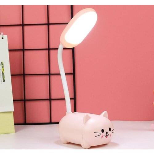 LED Hose Folding Table Lamp Cute Animal Shape USB Charging Table Lamp Bedside Table Lamp Living Room Bedroom Decoration