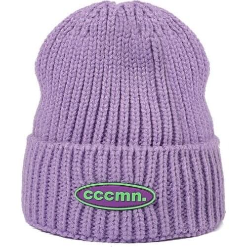 Fashion Winter Hats For Woman Casual Beanies For Men Women Warm Knitted Winter Hat Fashion Solid Hip-hop Beanie Hat Unisex Cap