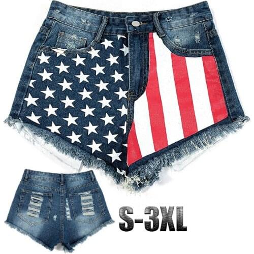 Womens Cool Washed Denim Girls Casual High Waisted Short Mini Jeans Ripped Jeans Shorts Washed Denim Short Plus Size S-3XL
