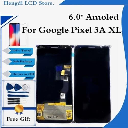 Amoled For Google Pixel 3A XL LCD Display Touch Screen Digitizer Assembly For Google Pixel 3A XL Display Screen G020C G020G