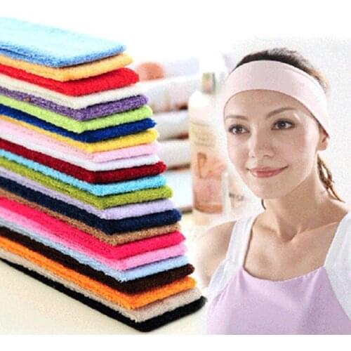 1PCS Towel, cotton yoga, basketball, sweat absorption, headband, fashionable hair band, face wash, cotton headband and hair band