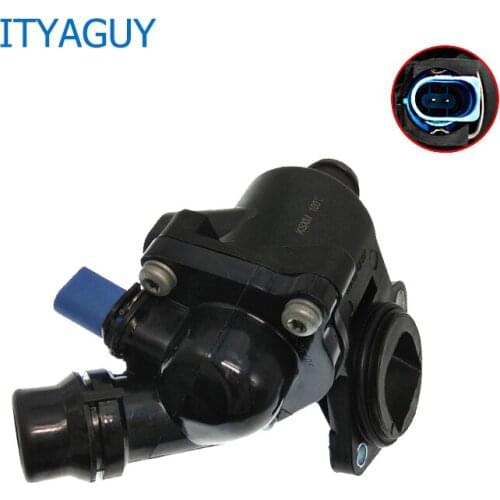 20pcs/lot High Quality Thermostat Housing With Sensor 06B121111K For Audi* A4 Av*ant Qua*ttro 1.8L 2000 -2009