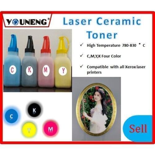 800 degree high temperature color ceramic toner powder Compatible For Ricoh and Xerox model vitrotype Print