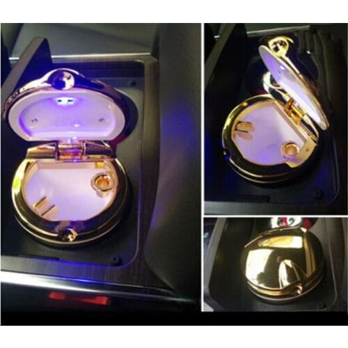 Car Styling auto Cigarette ashtray with LED lamp For Jaguar XF XJ XJS XK X-TYPE S-TYPE XJ8 XJL XJ6 XKR XK8 XJS X320 X308