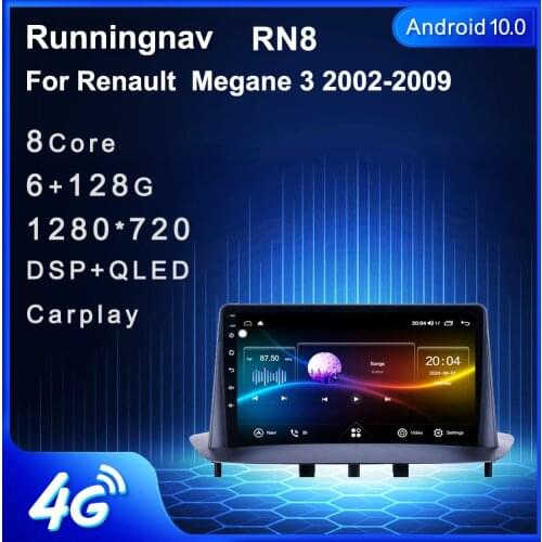 9" 4G LTE Android 10.1 DSP Car Radio Multimedia Video Player Navigation GPS For Renault Megane 3 III 2008-2014 2 din no dvd