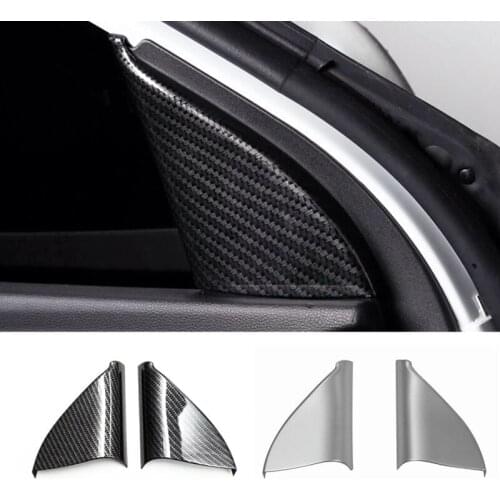 For Renault Kadjar 2015 2016 2017 2018 2019 ABS Plastic Accessories Car A-pillar Inner triangle protection panel Cover trim 2pcs