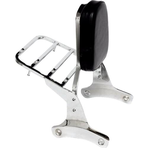 Passenger Backrest Sissy Bar Luggage Rack For Honda Shadow ACE VT400 1992 1993 1994 1995-1998 Shadow ACE VT750 C2 RC44 1997-2003