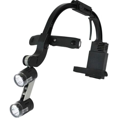 Shadowless Headlamp Dental Surgical Medical LED Headlamp Head Light+1.5/3.5X Medical Loupes Magnifier Plastic Surgery Pet Clinic