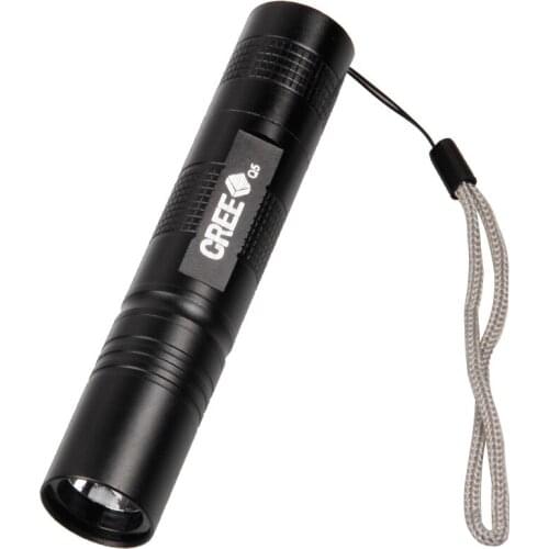 Flashlight S5 mini straight household rechargeable LED flashlight