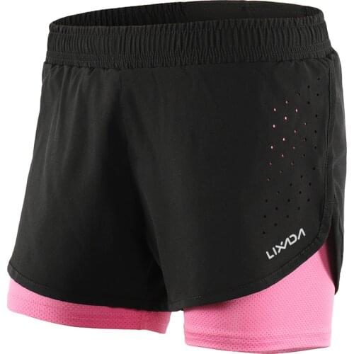 Summer Running Shorts Women 2 In 1 Marathon Quick Dry Shorts Gym Short Pants Loose Sport Shorts Breathable Fitness Shorts