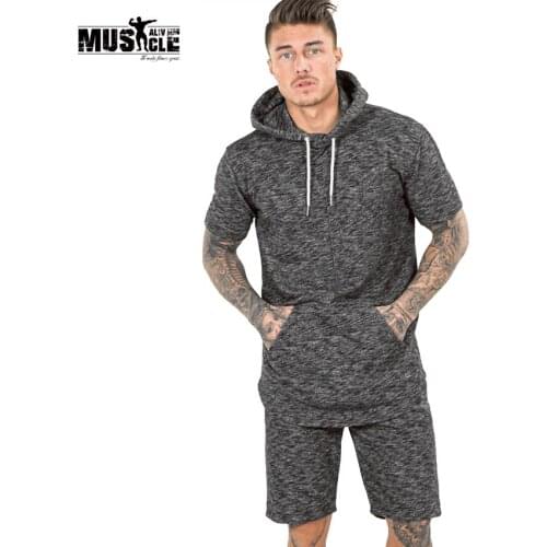 MUSCLE ALIVE Men's Hoodies