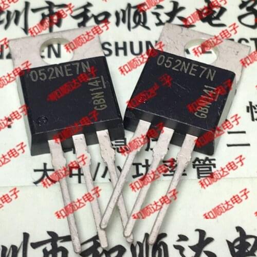 New 5pcs IPP052NE7N3G 052NE7N TO-220 75V 80A