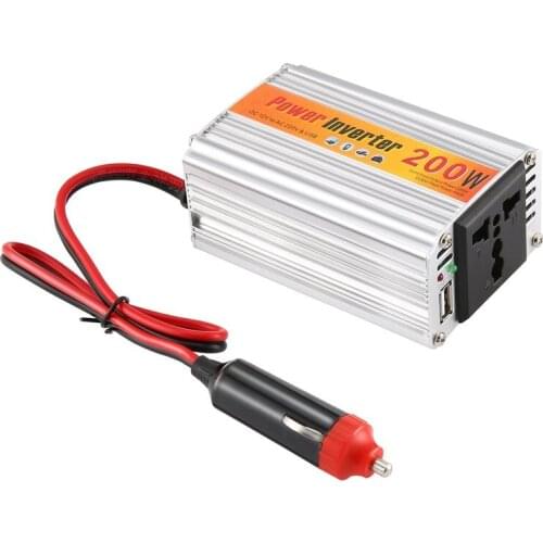 NEW 200w Auto Inverter 12v 220v With Usb Car Power Converter 12V DC To AC 220V Adapter Car Adaptor 200W Car Styling
