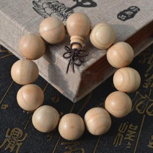 Good Peach Wood Original Beads Tibetan Buddhism Amulet Bracelet