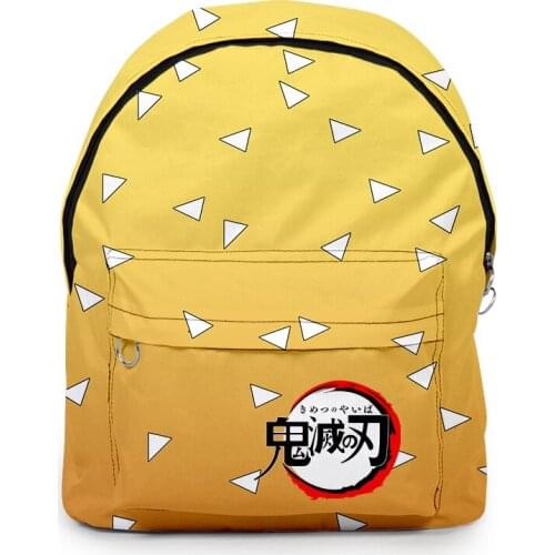 3D Demon Slayer Backpack Kimetsu No Yaiba Cosplay pupils School Bag Oxford Waterproof Backpacks Demon Slayer Cosplay small Bags