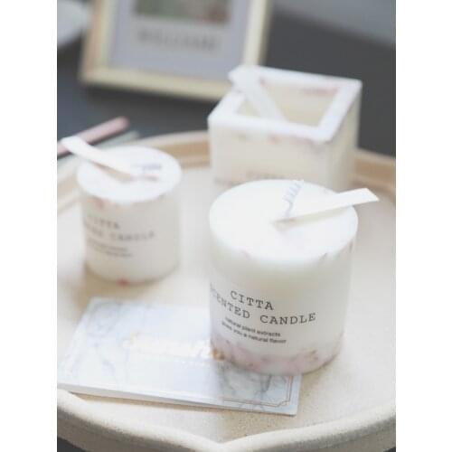 Soy Wax Romantic Candles Scented Aromatherapy Party Candles Wedding Decoration Velas Christmas Propose Home Decor Birthday XX40