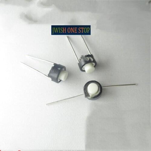 6*6*5mm white circle Touch switch key pin 2 line jog