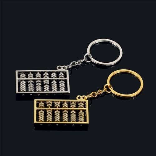 Creative Calculator Accounting Special Purpose Tool 8/6 Rows Abacus Keychain Chinese Ancientclassic Style Key Chain S144