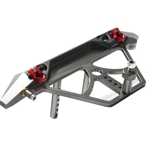 Rear Bumper with Spare Tire Carrier for Axial SCX10 1/10 RC Rock Crawler Car