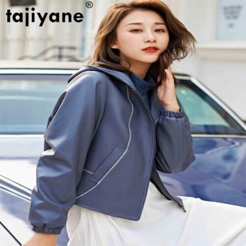 Real Jacket Leather Genuine Leather Jacket Women Sheepskin Coat 2021 Spring Autumn Korean Short Moto Coats HQ19-CJX1805A WPY65