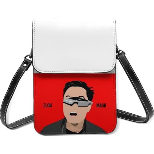 Elon Musk Shoulder Bag Streetwear Female Mobile Phone Bag Gift Aesthetic Leather Bags