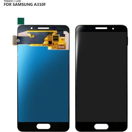 AAA LCD For Samsung Galaxy A3 2016 A310 A310F A310H A310M LCD Display Touch Screen Digitizer Assembly Replacement + Free Tools